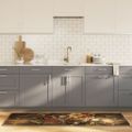 vidaXL Kuchynský koberec viacfarebný 60x180 cm umývateľný