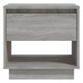vidaXL Nočný stolík sivý dub sonoma 45x34x44 cm drevotrieska