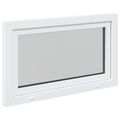 vidaXL Otočné a sklopné okno do suterénu RISOR 100 x 70 cm PVC a sklo