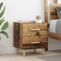 vidaXL Skriňa pod posteľ 2 ks Staré drevo 40 x 35 x 47.5cm