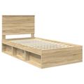 vidaXL Rám postele Sonoma 100 x 200 cm Masívne borovicové drevo