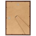 vidaXL Fotorámiky na stenu alebo stôl 3 ks hnedé 29,7x42 cm MDF