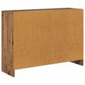 vidaXL Servírovacia skriňa Staré drevo 88,5 x 27,5 x 63,5 cm