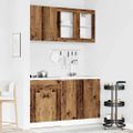 VidaXL 4-dielna súprava kuchynských skriniek Lyon Old Wood Engineered Wood