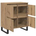 vidaXL Servírovacia skriňa Remeselný dub 60 x 35 x 70 cm