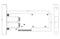 XtendLan PCI-E sieťová karta, 2x 40Gbps QSFP+, Intel XL710, PCI-E x8 Sieťová karta, PCI-E x8, 40Gbps, 2x QSFP+, Intel XL710