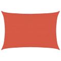 vidaXL Tieniaca plachta 160 g/m² obdĺžniková terakotová 3,5x5 m, HDPE