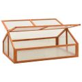 vidaXL Skleník 120x80x50 cm jedľové drevo