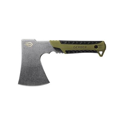 Gerber 31-003482 Pack Hatchet Flat Sage Green kempingová sekera 8,9 cm, Stonewash, zelená, puzdro