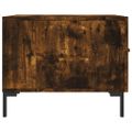 vidaXL Konferenčné stolíky 2 ks dymový dub 50x50x40cm kompozitné drevo