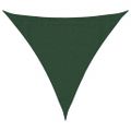 vidaXL Tieniaca plachta 160 g/m² tmavozelená 3,6x3,6x3,6 m HDPE