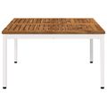 vidaXL Konferenčný stolík Prírodná a biela 80 x 80,5 x 45 cm