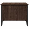 vidaXL Konferenčný stolík hnedý dub 75x51x40 cm kompozitné drevo