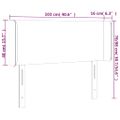 vidaXL Čelo postele so záhybmi hnedé 103x16x78/88 cm umelá koža