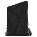 vidaXL Regál na krbové drevo s pláštenkou 200,5x60,5x110,5 cm
