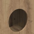 vidaXL Mačka Dom Dub artisan 72 x 42,5 x 70 cm Kompozitné drevo