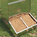 vidaXL Feeder pre prasatá Strieborná 55 x 51 x 91,5 cm 20 kg