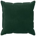 vidaXL Poťah na podložku 2 pcs HOUTEN Tmavozelená 65 x 65 cm Zamat