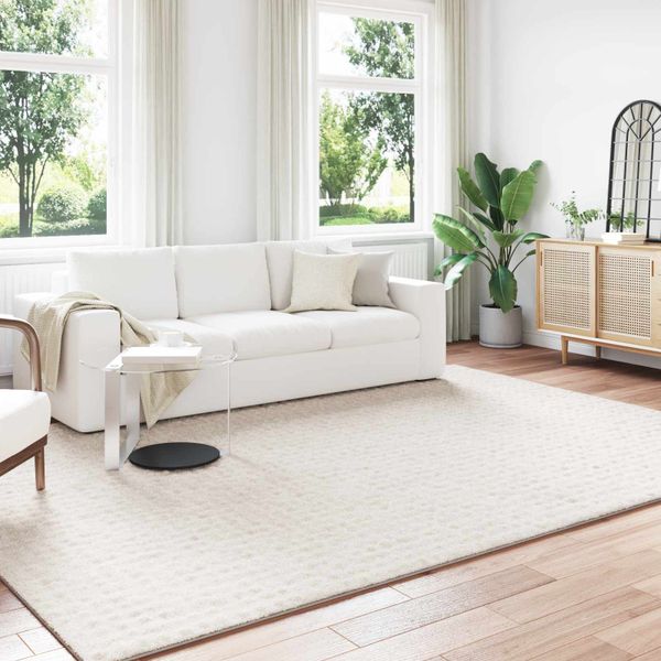 vidaXL Kusové koberce Obdĺžnikový SIROLO Krémová 280 x 200 cm