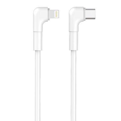 Maxlife MXUC-09 uhlový kábel USB-C - Lightning 1,0 m 27W biely