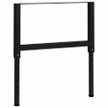vidaXL Rámy na pracovné stoly 2 ks kovové 85x(69x95,5) cm čierne