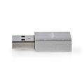Adaptér NEDIS CCGB60925GY USB-A (M) - USB-C (F) 3.2 čierny