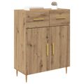 vidaXL Servírovacia skriňa Remeselný dub 69,5 x 34 x 90 cm