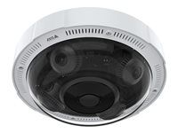 Sieťová panoramatická kamera - kupola - vonkajšia - odolná proti vandalizmu a vode - farebná (Deň a noc) - 4x2MP - 3840 x 2160 - objektív fixed iris - varifokálny - audio - GbE - H.264, H.265, MJPEG, AVC, HEVC, MPEG-4 Part 10, MPEG-H Part 2 - PoE Plus Class 4 - kompatibilná s TAA