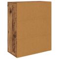 vidaXL Komoda staré drevo 60x30x75 cm kompozitné drevo