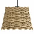 vidaXL Tienidlo na stropnú lampu hnedé Ø20x15 cm prútené