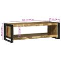 vidaXL Konferenčný stolík Hnedá 120 x 50 x 38 cm Masívne mango drevo