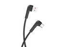 Maxlife MXUC-09 uhlový kábel USB - USB-C 1,0 m 3A čierny