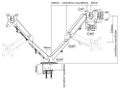 Neomounts DS70-700BL2/Držák displeje/na stůl/17-27"/svorka/VESA 100X100/nosn. 2x7kg/plynový píst/2 displeje/černý Držák, VESA, stolní, pro 2 ploché monitory, úhloprícka 17"-27", náklon, otácení, rotace, nosnost 14kg, cerný