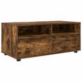 vidaXL TV skrinka 100 x 48 x 43 cm Dymová dub Kompozitné drevo