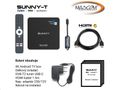 MASCOM SUNNY-T Android TV 12 4K UHD Android TV multimediálny prehrávač s tunerom DVB-T2