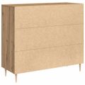 vidaXL Servírovacia skriňa Remeselný dub 90 x 34 x 80 cm