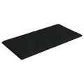vidaXL Nástenné panely 12 ks čierne 30x15 cm zamat 0,54 m²