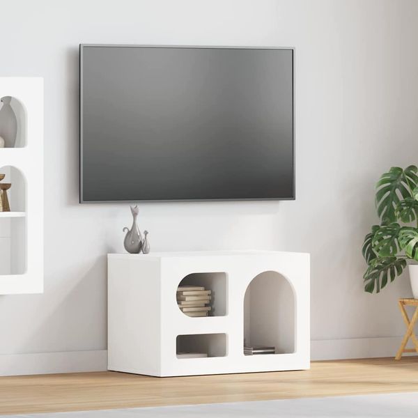 vidaXL TV skrinka ELST 60 x 35 x 40 cm Biela Kompozitné drevo