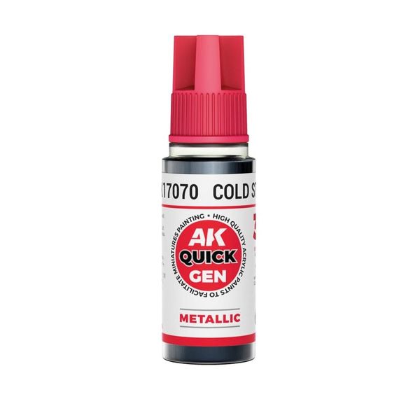 AK Interactive: Quick Gen - Cold Steel 18 ml