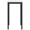 vidaXL Barový stôl Biela 60 x 60 x 105 cm Masívne borovicové drevo