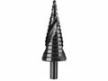 Vrtáky stupňovité, 3ks, Ø4-12/1mm, Ø4-20/2mm, Ø4-32/2mm, s lamačom triesok EXTOL-CRAFT