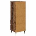 vidaXL Highboard Staré drevo 40 x 36 x 110 cm Kompozitné drevo