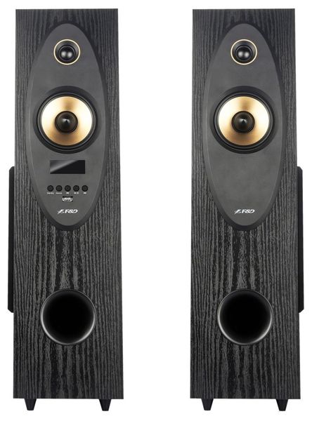 FENDA F&D repro T-35X/ 2.0/ 80W/ černé/ dřevěné/ BT5.0/ Optický vstup/ FM rádio/ USB/ dálkové ovládání/ Karaoke Reproduktory, 2.0, 80W, Bluetooth 5.0, FM rádio, USB, optický vstup, dálkové ovládání, karaoke, drevené, cerné