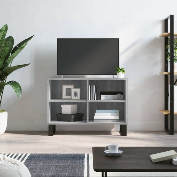 vidaXL TV skrinka sivá sonoma 69,5x30x50 cm kompozitné drevo