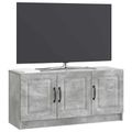 vidaXL TV skrinka Betónovo sivá 99 x 34,5 x 47 cm Kompozitné drevo
