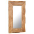 vidaXL Kozmetické zrkadlo z akáciového dreva 50x80 cm