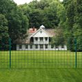 vidaXL Euro plot, oceľ 20x1 m, zelený