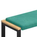 vidaXL Vankúš na lavičku Zamat Tyrkysová Hĺbka 35 cm