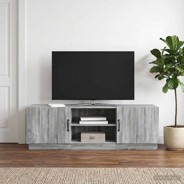 vidaXL TV skrinka Sivá sonoma 150 x 31 x 47 cm Kompozitné drevo