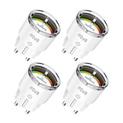 NOUS A1T, TASMOTA Smart Zásuvka, 16A, Schuko, 4ks